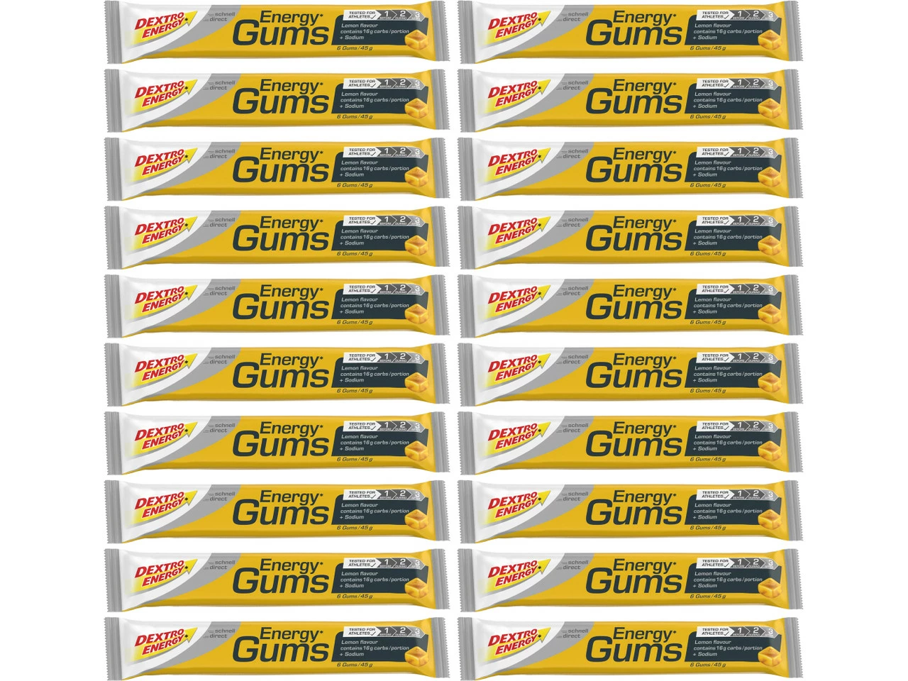 Dextro Energy Energy Gums - 20 Stück 3 Dextro Energy Energy Gums - 20 Stück