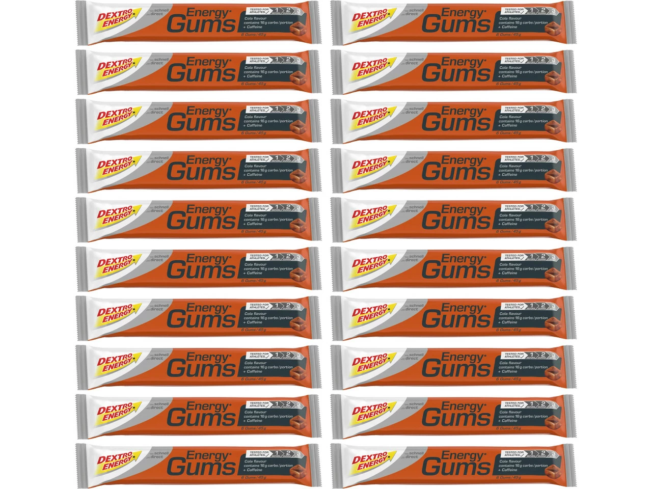 Dextro Energy Energy Gums - 20 Stück 4 Dextro Energy Energy Gums - 20 Stück – Bild 2