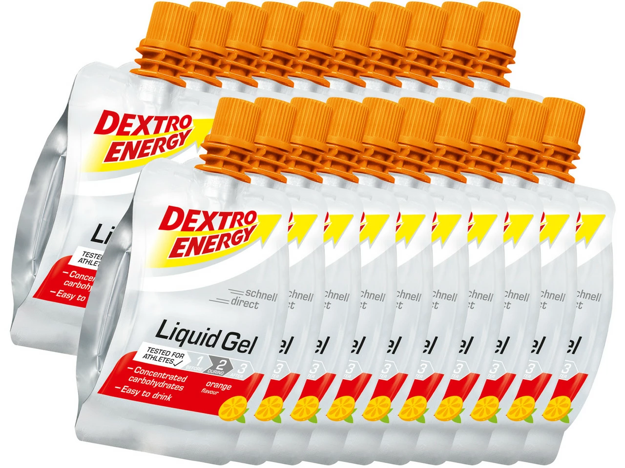 Dextro Energy Liquid Gel - 20 Stück 4 Dextro Energy Liquid Gel - 20 Stück – Bild 2