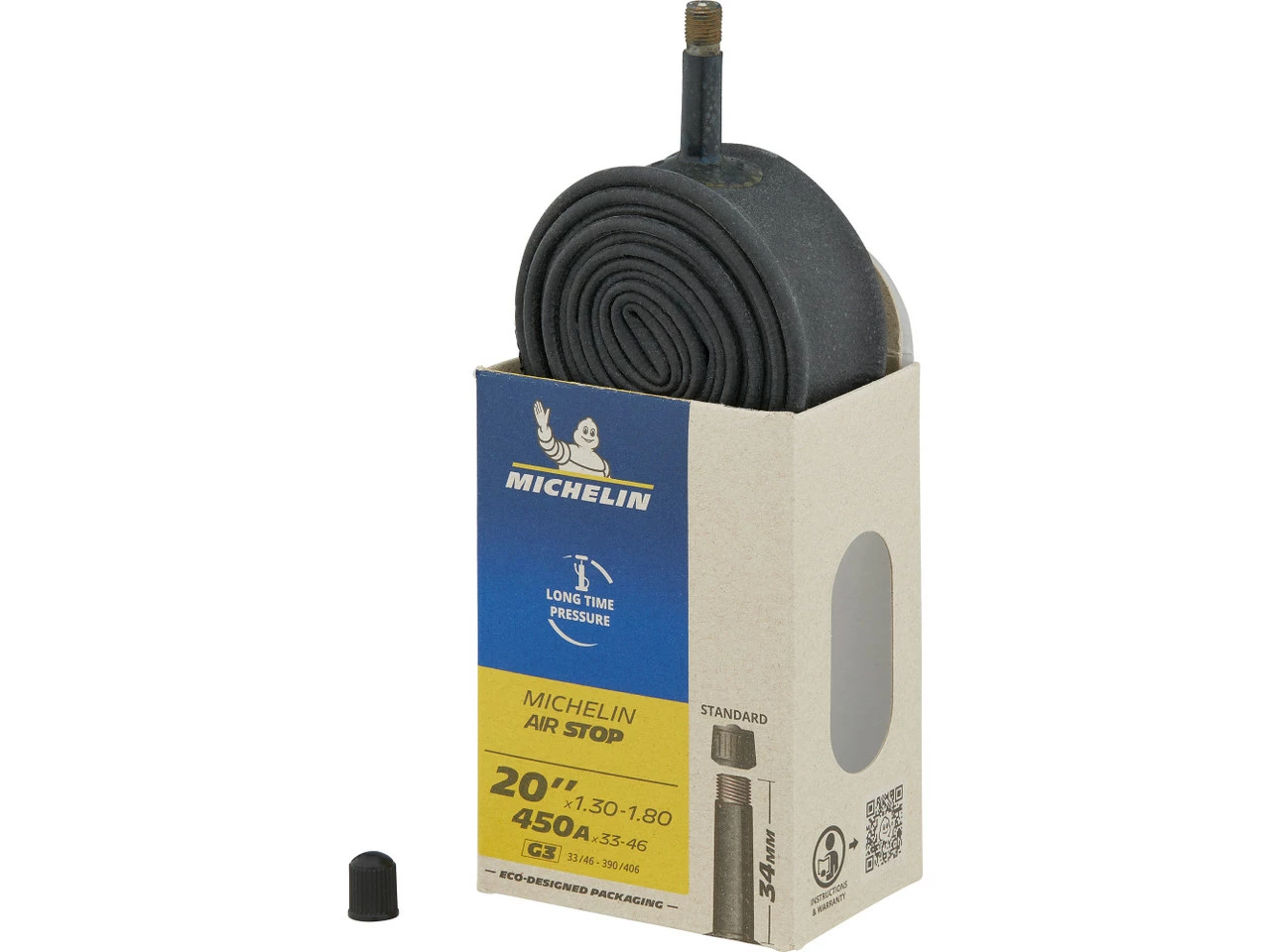 Michelin Schlauch G3 Airstop Für 20" 3 Michelin Schlauch G3 Airstop Für 20"