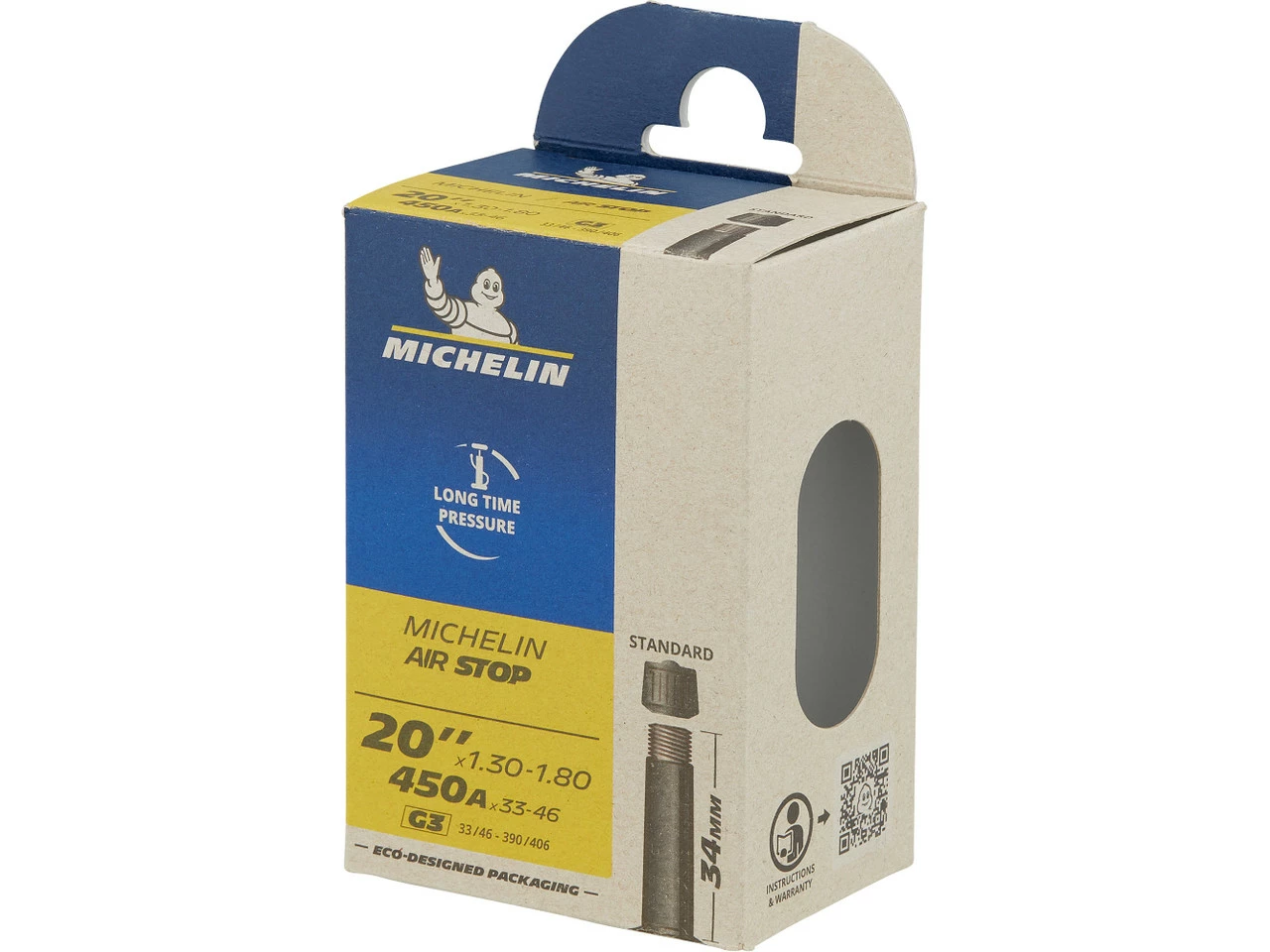 Michelin Schlauch G3 Airstop Für 20" 4 Michelin Schlauch G3 Airstop Für 20" – Bild 2