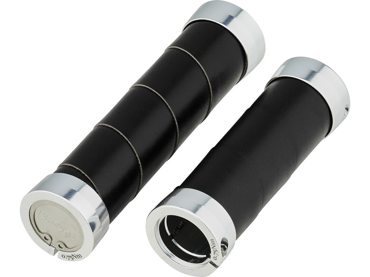 BROOKS Slender Leder Lenkergriffe Für Drehgriffschalter 4 BROOKS Slender Leder Lenkergriffe Für Drehgriffschalter – Bild 2