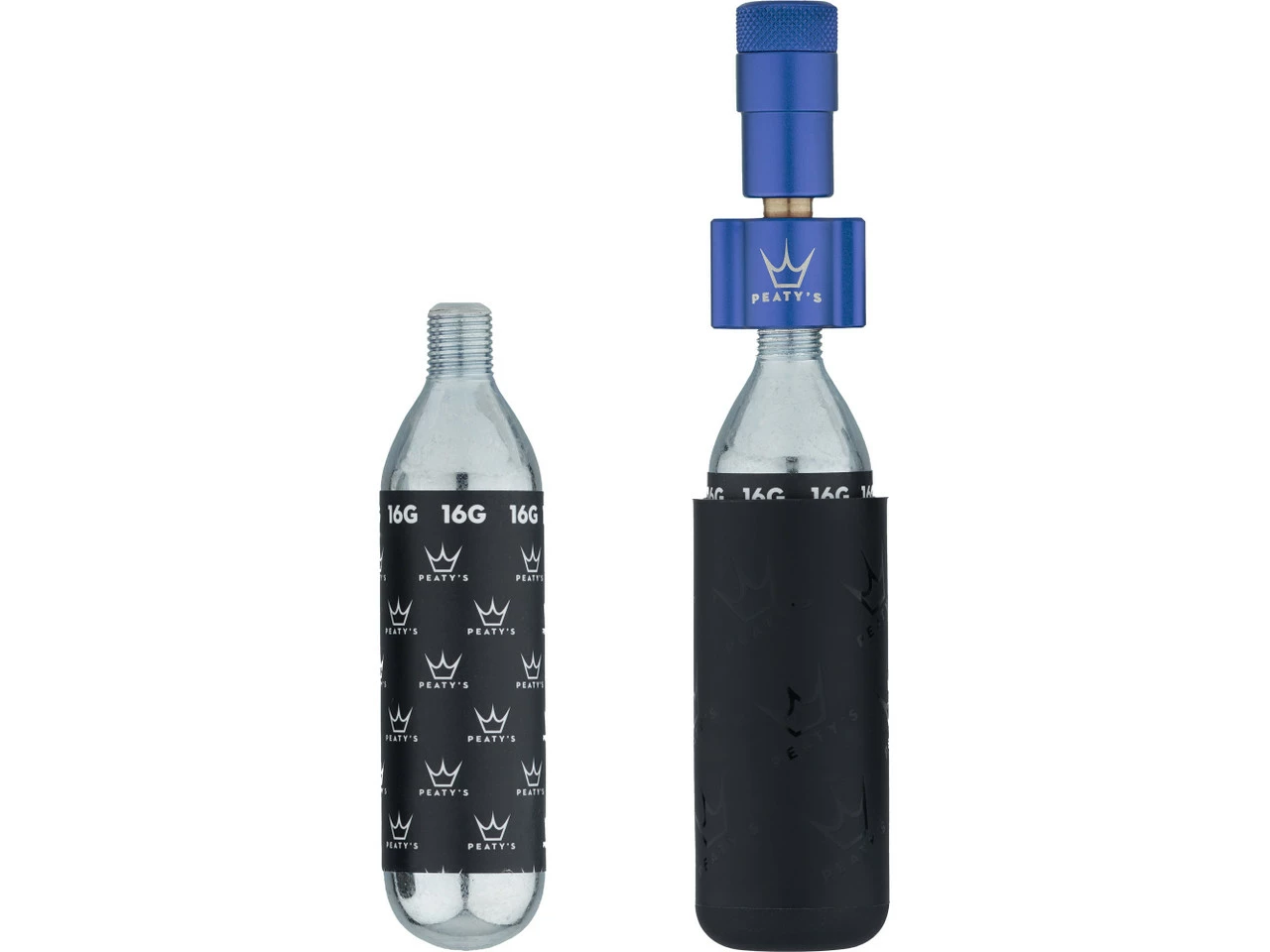 Peatys Holeshot CO2 Tyre Inflator Kit CO2-Kartuschenpumpe + 16 G Kartusche 3 Peatys Holeshot CO2 Tyre Inflator Kit CO2-Kartuschenpumpe + 16 G Kartusche