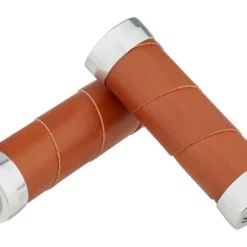 BROOKS Slender Leder Lenkergriffe Für Drehgriffschalter Beidseitig