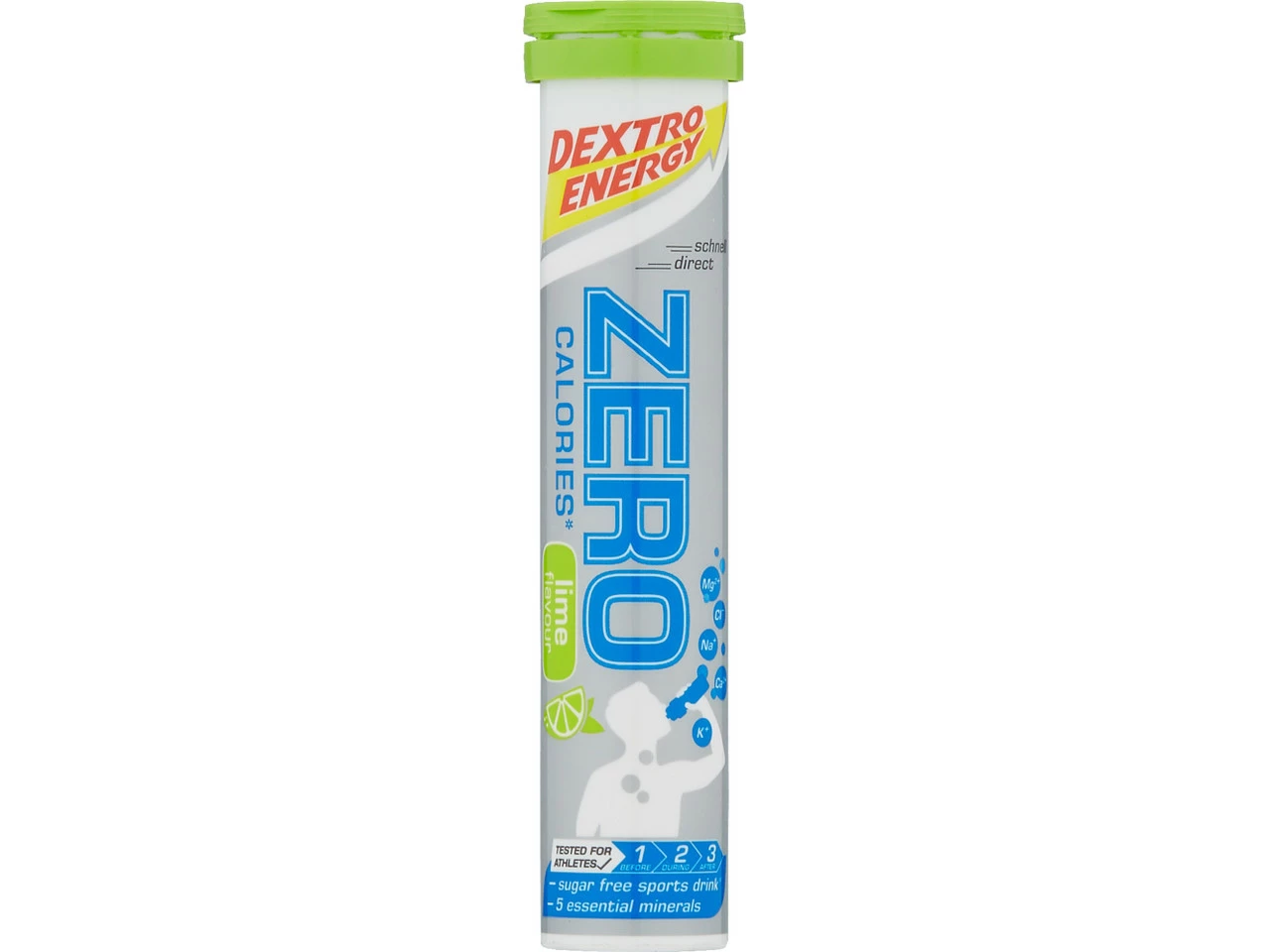 Dextro Energy Brausetabletten Zero Calories - 1 Stück 3 Dextro Energy Brausetabletten Zero Calories - 1 Stück
