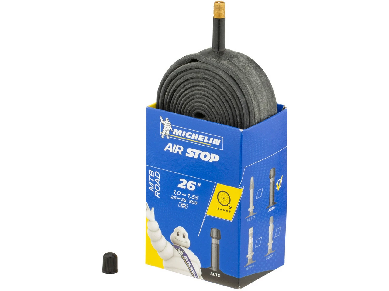 Michelin Schlauch C2 Airstop MTB Road Für 26" 3 Michelin Schlauch C2 Airstop MTB Road Für 26"