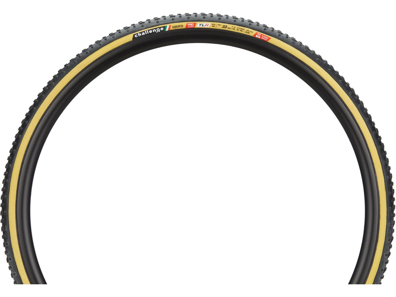 Challenge Grifo Pro Handmade TLR 28" Faltreifen 4 Challenge Grifo Pro Handmade TLR 28" Faltreifen – Bild 2