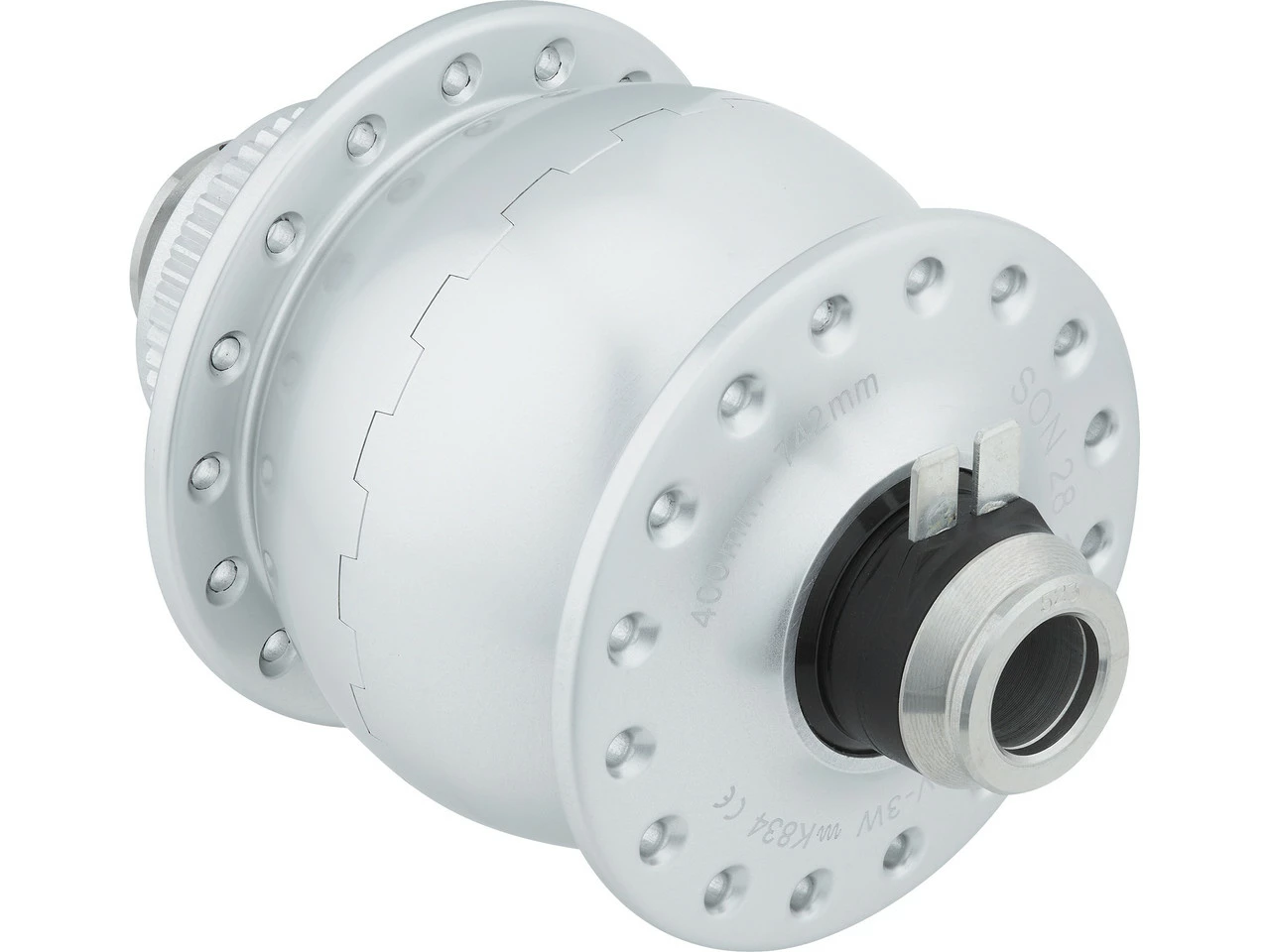 SON Delux 12 Disc Center Lock Nabendynamo 8 SON Delux 12 Disc Center Lock Nabendynamo – Bild 6