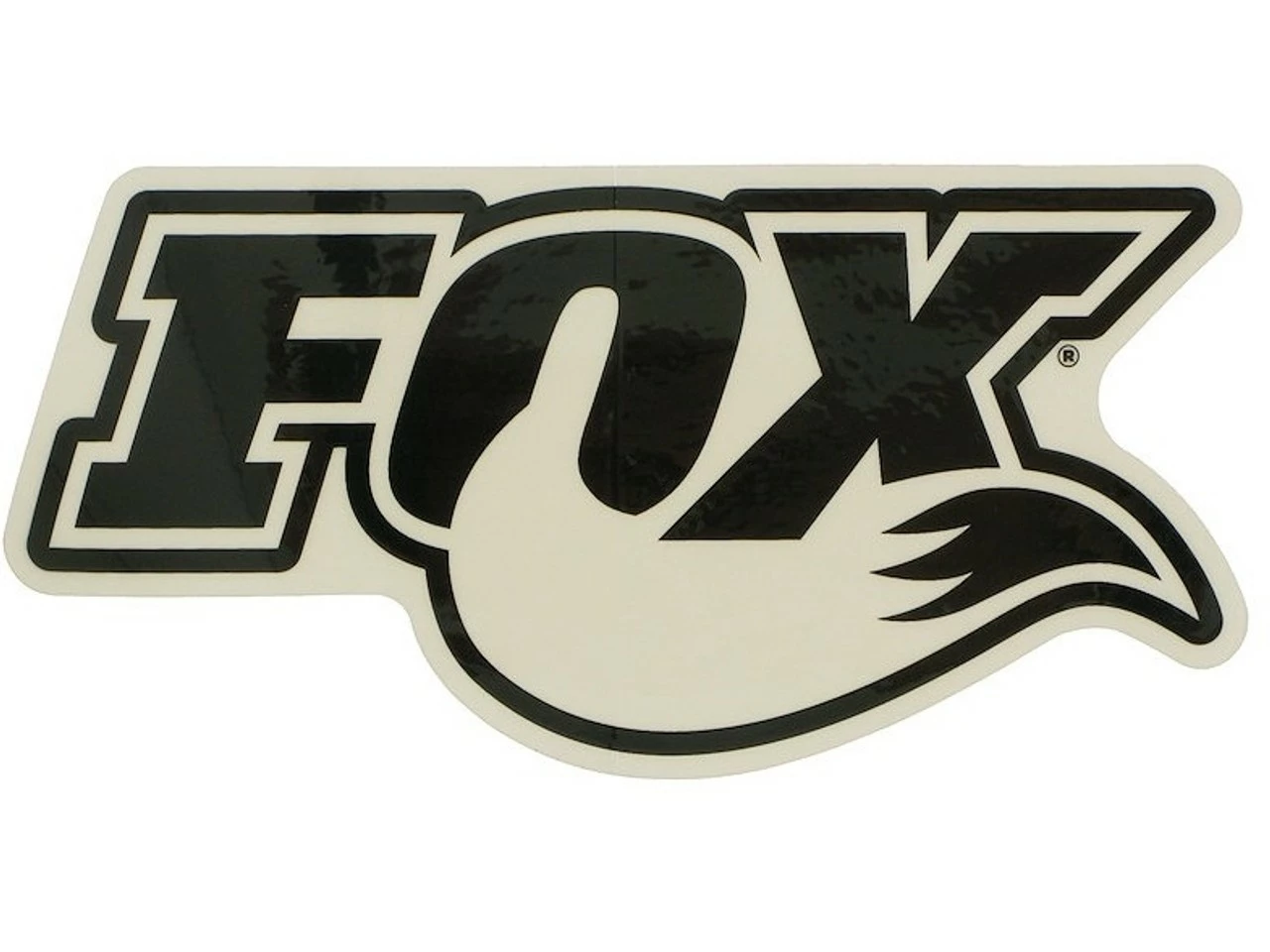 Fox Racing Shox Logo Aufkleber 3 Fox Racing Shox Logo Aufkleber