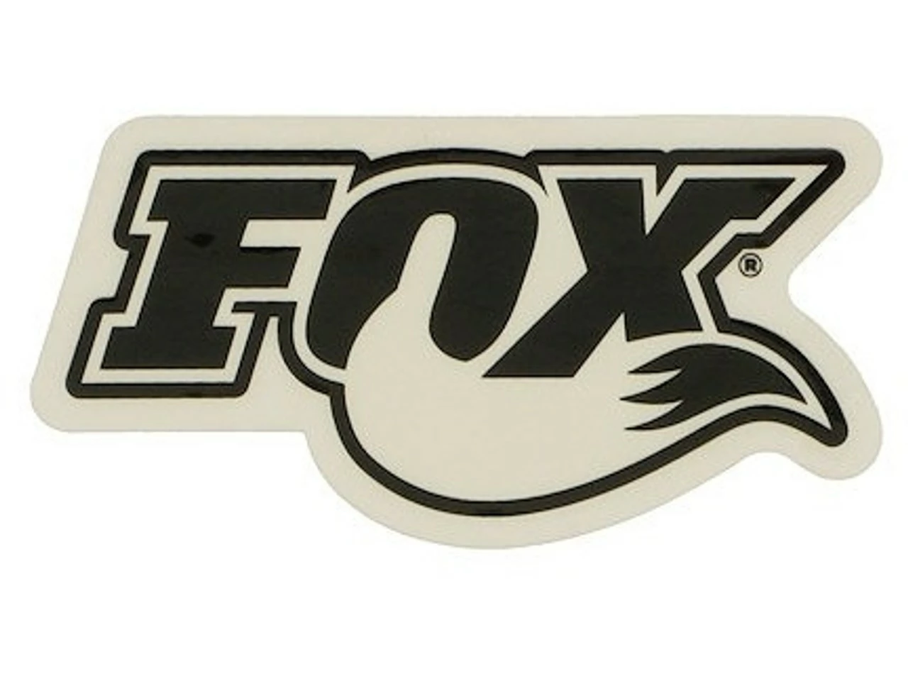 Fox Racing Shox Logo Aufkleber 4 Fox Racing Shox Logo Aufkleber – Bild 2